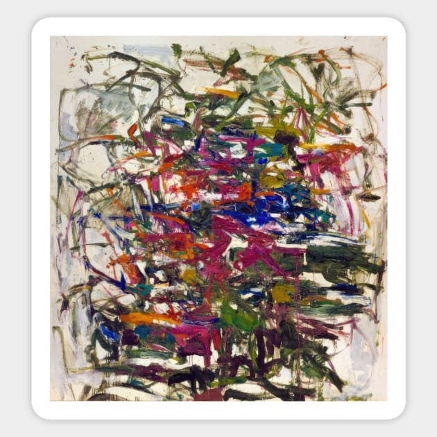 Joan Mitchell Sticker by Kollagio